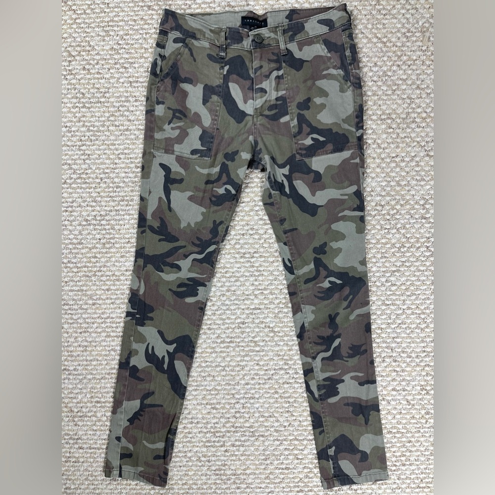 Sanctuary Camo Print Cargo Pants